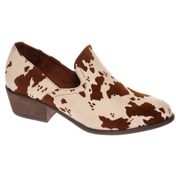 Pierre Dumas Shoes - NIB-Pierre Dumas Cowhide-Print Bootie